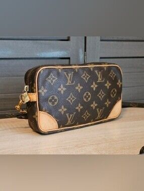 Authentic LOUIS VUITTON Monogram Marly Dragonne PM Crossbody